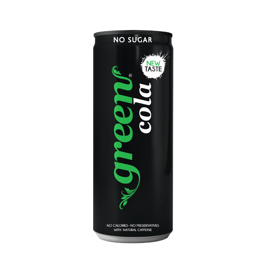 Green Cola 330 ml – gazirana brezalkoholna pijača brez sladkorja, brez kalorij in brez aspartama