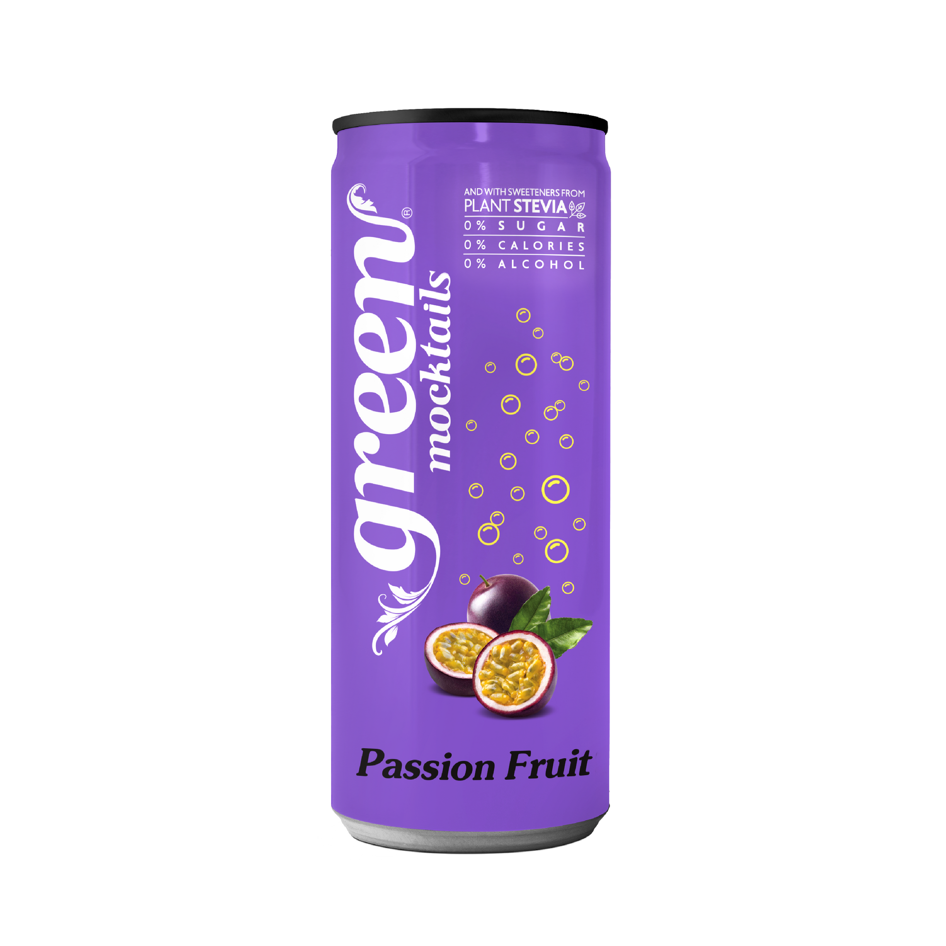 Green Passion Fruit 330 ml – gazirana pijača z okusom marakuje, brez sladkorja in brez kalorij